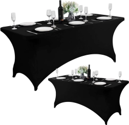Housse élastique universelle pour table 240 cm noire MultiGarden