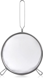 Passoire de cuisine en inox avec longue poignée 24,5 cm