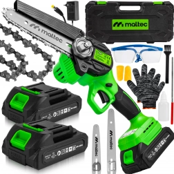 maltec tronçonneuse à chaîne mastercut 1000 w 6" et 8"