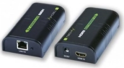 Extender HDMI/Distributeur sur Ethernet jusqu'à 120m, noir