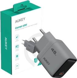 Mini chargeur AUKEY 45W USB‑C avec charge rapide