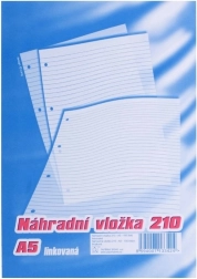 Recharge de feuilles pour bloc Karis A5, ligné, 100 feuilles