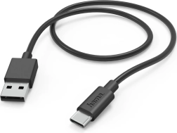 Câble de charge USB-A vers USB-C 1 m noir