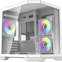 Boîtier PC Blanc Darkflash FT350 avec 5 ventilateurs aRGB
