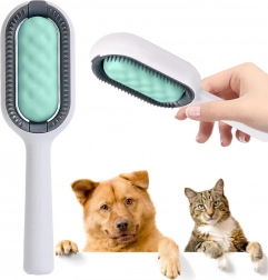 Brosse en silicone 3-en-1 pour chiens et chats