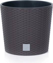 Pot Rato Round avec insert 40 cm umbra