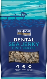 Fish4Dogs Dental Sea friandises dentaires pour chiens à base de poisson de mer – nœuds 500 g