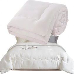 Couette respirante toutes saisons 200 × 220 cm blanche