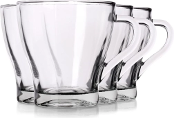 Verres pour café et thé 280 ml, lot de 4 pièces