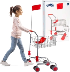 Chariot de courses pour enfant SMALL FOOT – argenté