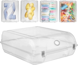 Boîte à chaussures transparente avec couvercle 37 × 29 × 13 cm