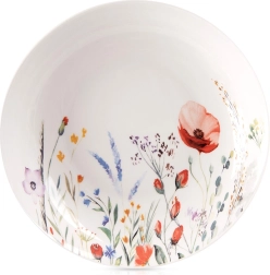 Assiette creuse en porcelaine Maky 20,5 cm, 600 ml