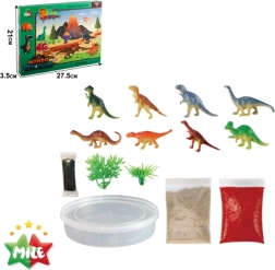 Scène 3D de dinosaures DIY