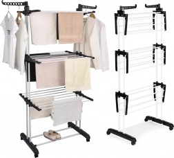 Sèche-linge vertical avec roulettes, pliable, ModernHome