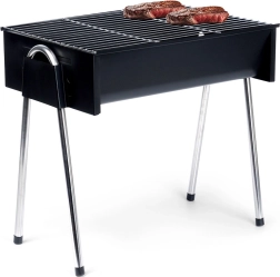 Barbecue au charbon compact et portable 48 × 33 × 46 cm