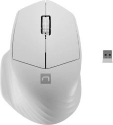 Souris sans fil Siskin 2 1600 DPI Bluetooth 5.0 + 2,4 GHz – Blanc