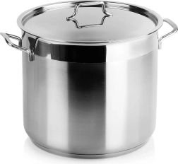 Casserole en acier inoxydable avec couvercle ANETT 28 cm, 14 l
