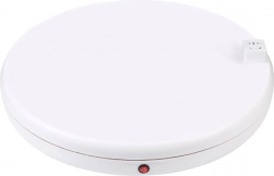 Support photographique rotatif PULUZ avec prise d’alimentation 45 cm – blanc