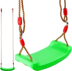 Balançoire de jardin pour enfants avec siège 42 × 17 cm vert