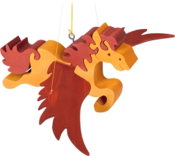 Fauna cheval volant en bois à suspendre
