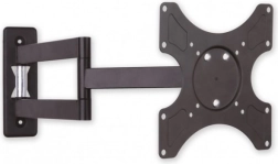 Support mural pour LCD/LED 19–37" avec double bras, 25 kg, noir