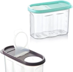 Boîte pour aliments secs avec doseur et jauge 1,2 l