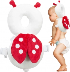 Sac à dos de protection pour les premiers pas – coussin de tête pour enfants – Coccinelle