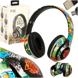 Casque sans fil avec Bluetooth et rétroéclairage RVB