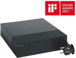 Rallonge TV avec protection 2 m noire