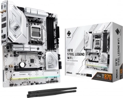 ASRock X870 Steel Legend WiFi – carte mère ATX pour AM5 avec DDR5, PCIe 5.0 et USB4