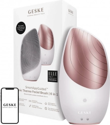 Sonic brosse nettoyante visage sonique Geske 6 en 1 avec application (lumière d'étoile)