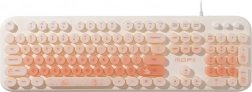 Mofii Love Me clavier filaire avec rétroéclairage, beige
