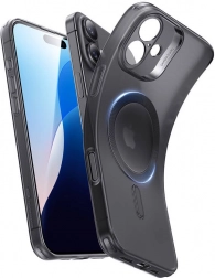 Coque transparente ESR Zero Clear Case HaloLock pour iPhone 16, noire