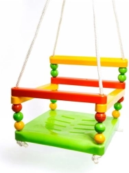 Balançoire pour enfants avec barre de sécurité