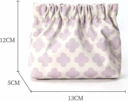 Trousse de maquillage multifonction pour femme – motif V