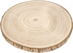 Rondin en paulownia 20–28 cm avec écorce