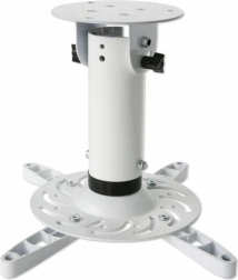 Support de plafond pour projecteur 20 cm blanc