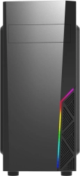 Boîtier PC T8 ATX Mid Tower avec ventilateur 120 mm et RGB