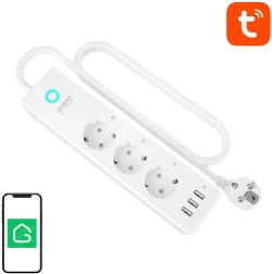 Prise WiFi intelligente Gosund P1 Plus (3x AC schuko, 3x USB-A) Tuya