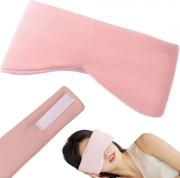 Masque de sommeil réversible avec face chaude et face rafraîchissante