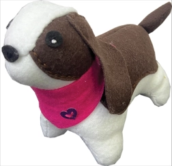Toys Inn kit de couture – chien en peluche à taches