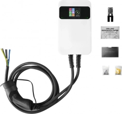 Borne murale pour véhicules électriques Besen 7 kW avec application