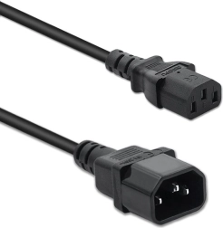 Câble d’alimentation pour onduleur IEC C13/C14 3×1,0 mm² 1,5 m