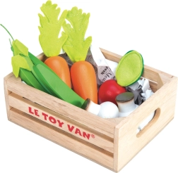 Caisse en bois avec légumes LE TOY VAN