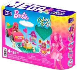 Set de construction Barbie Color Reveal cabriolet rose avec pique-nique
