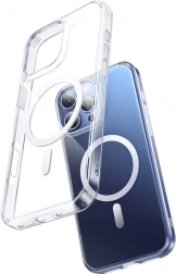 Coque magnétique pour iPhone 16 Pro Max McDodo transparente