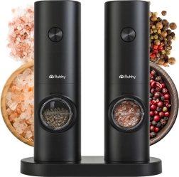 Moulin à poivre et sel électrique Ruhhy - 2 pièces