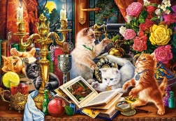 Puzzle 1000 pièces Chatons Magiques