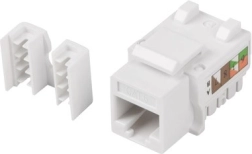 prise keystone modulaire RJ45 UTP cat.6 à 90° pour montage en boîte