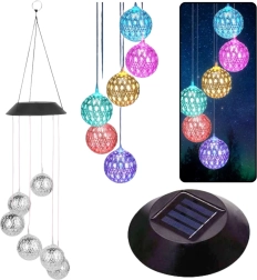 Lampes LED solaires de jardin boules marocaines